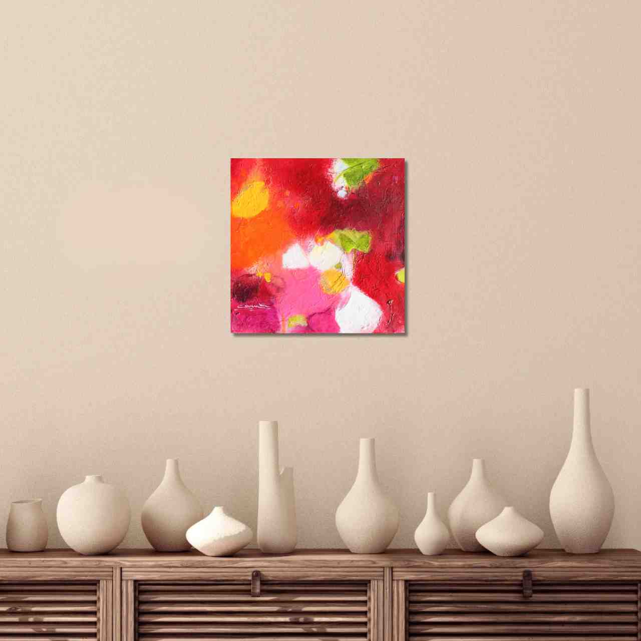 Rotes Original aufgehängt 4