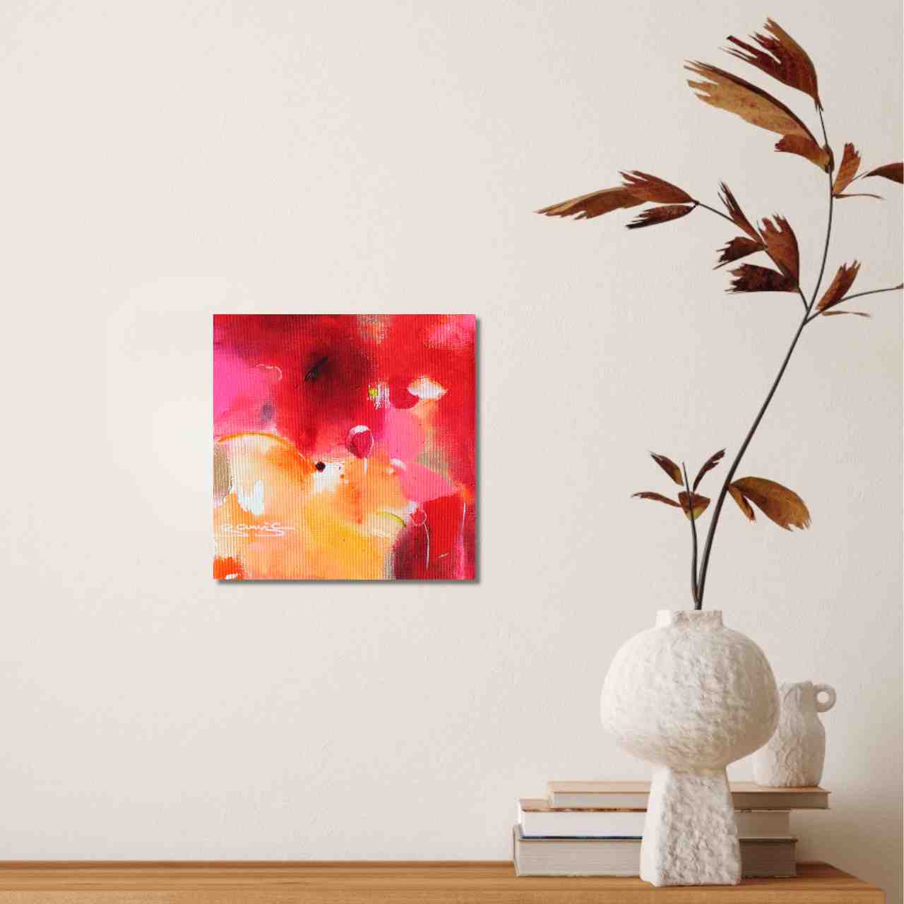 Rotes Original aufgehängt 9